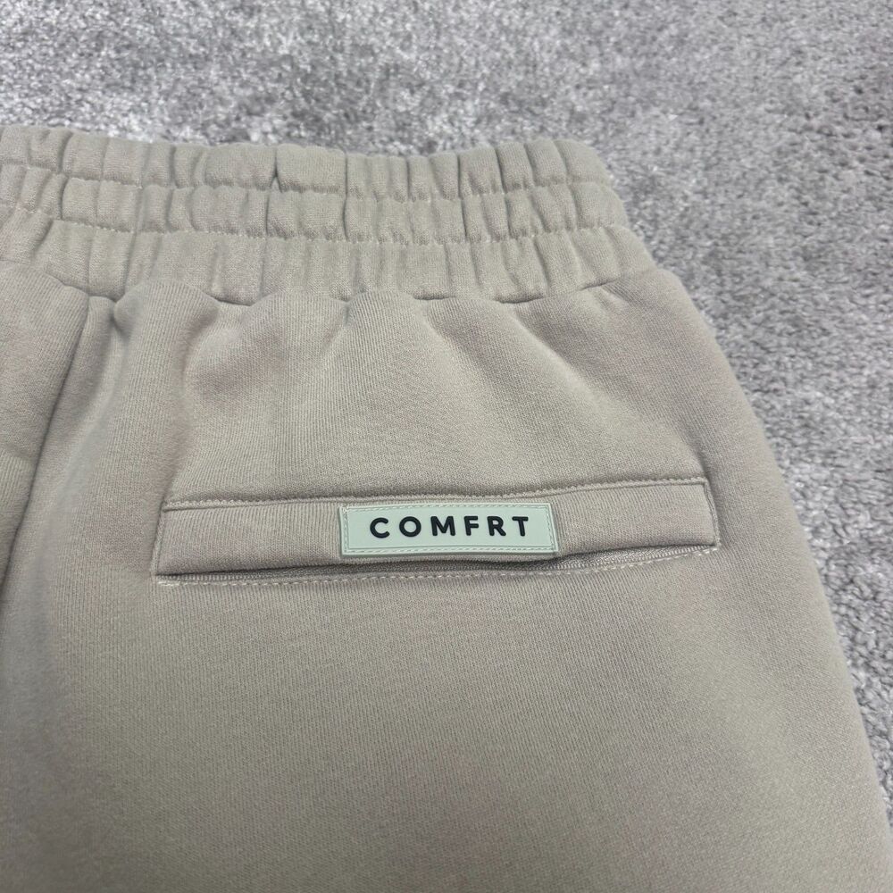 Comfrt Fleece Jogger Sweatpants Unisex Small Gray Elastic Cuff Casual Loungewear - Picture 4 of 15